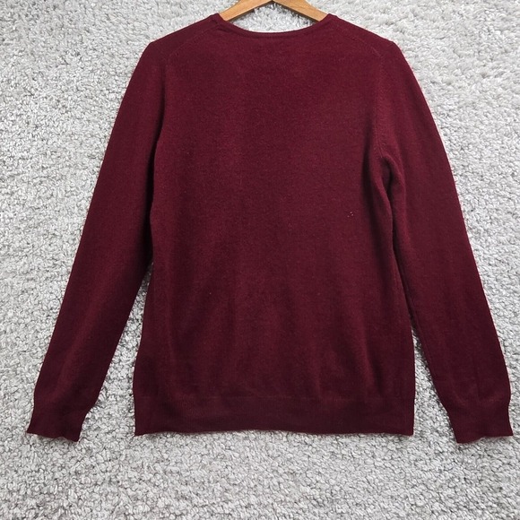 Charter Club Luxury Cashmere Sweater Womens‎ L Red Pullover Long Sleeve READ - Picture 8 of 14